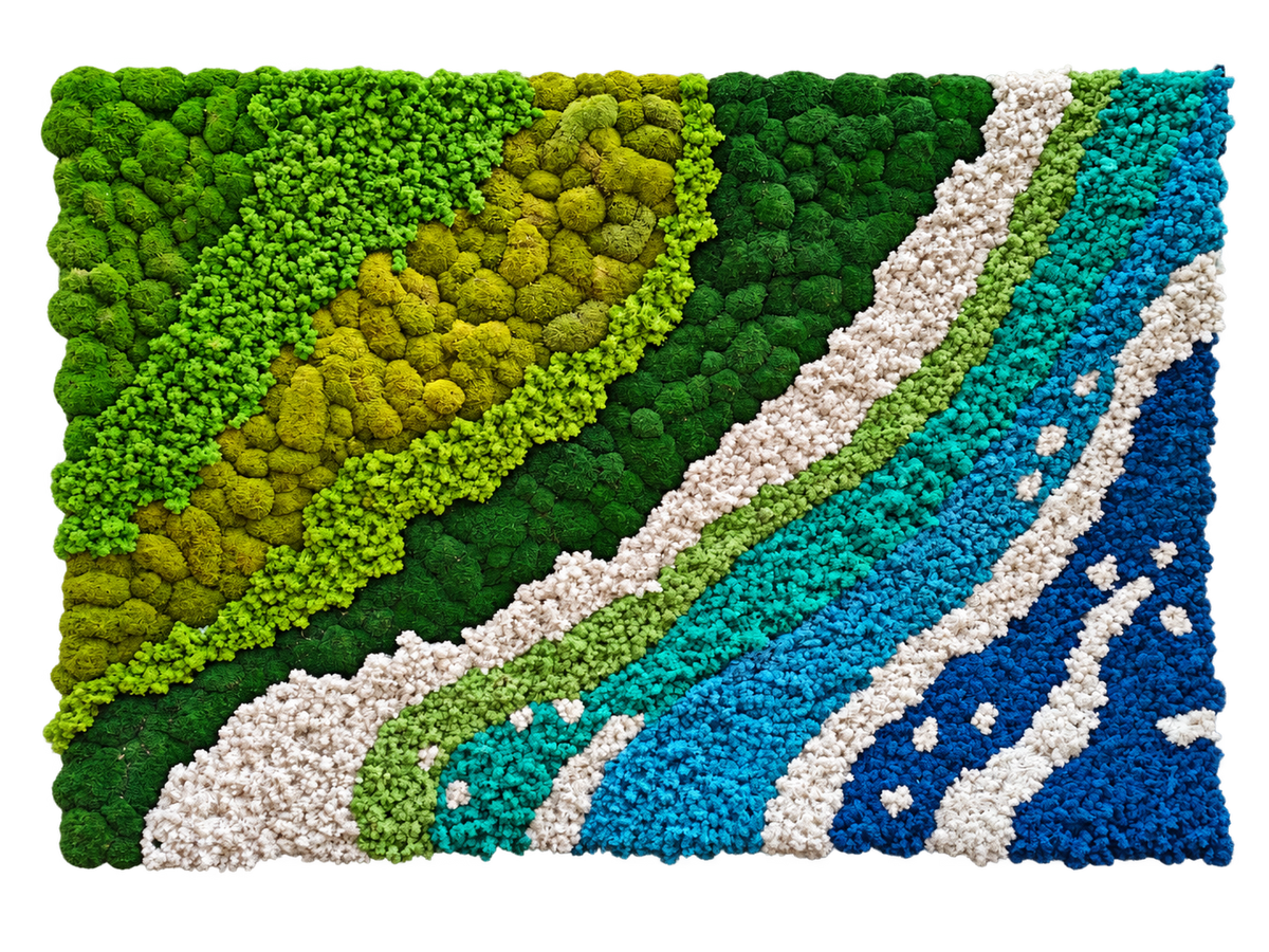 Custom Commercial Moss Wall